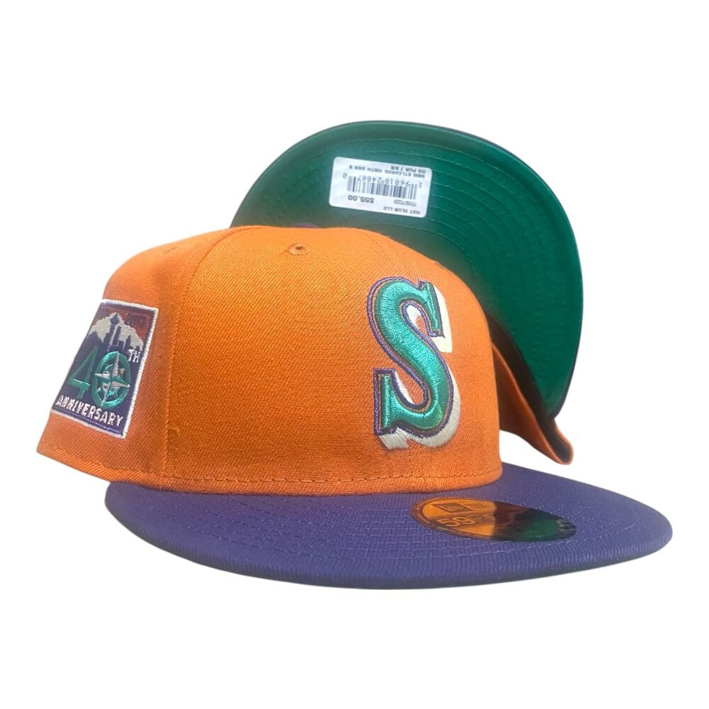 New Era Seattle Mariners Cactus Fruit 59FIFTY Fitted Hat 40 Years